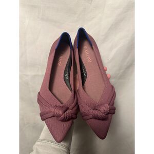 Rothy's The Knot Point Il in Mauve Purple Size 7.5 Flat Shoes In Love Insoles